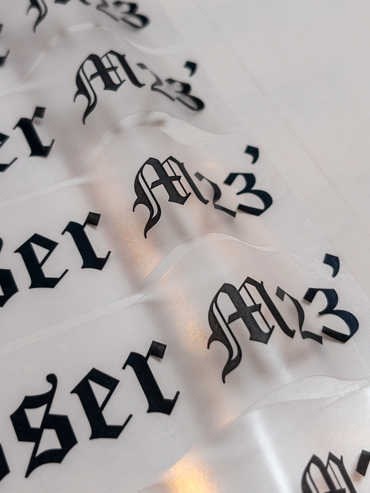 Наклейка | На аркуші